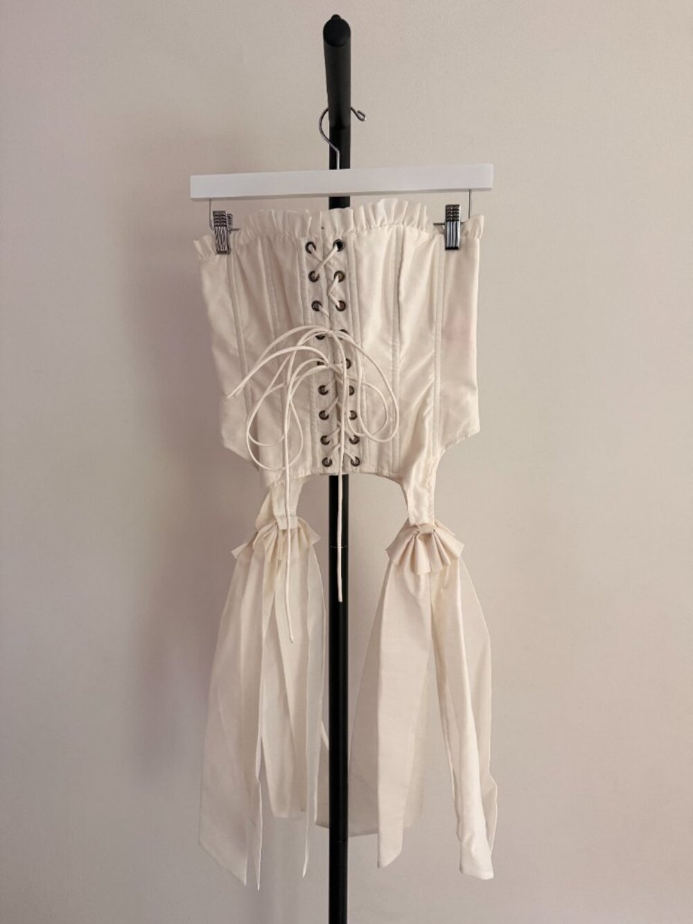 Selkie Corset Beige White S - Picture 5 of 7